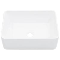 Wastafel 40x30x13 cm keramiek wit - thumbnail