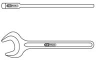 KS Tools 5170546 517.0546 Enkelvoudige steeksleutel Sleutelbreedte (metrisch) 46 mm - thumbnail