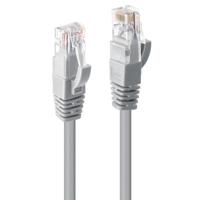 LINDY 48006 RJ45 Netwerkkabel, patchkabel CAT 6 U/UTP 7.50 m Grijs 1 stuk(s) - thumbnail