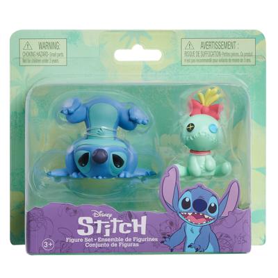 Disney Stitch figurenset Scrump & ondersteboven Stitch