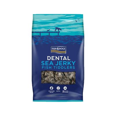 FISH4DOGS Dental Sea Jerky Fish Tiddlers - traktatie voor hond - 575g