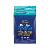FISH4DOGS Dental Sea Jerky Fish Tiddlers - traktatie voor hond - 575g - thumbnail
