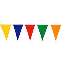 Boland Polyester kleurrijke vlaggenlijn 10m - thumbnail