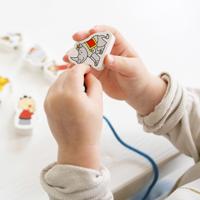 Bambolino Toys houten rijgkralen - thumbnail