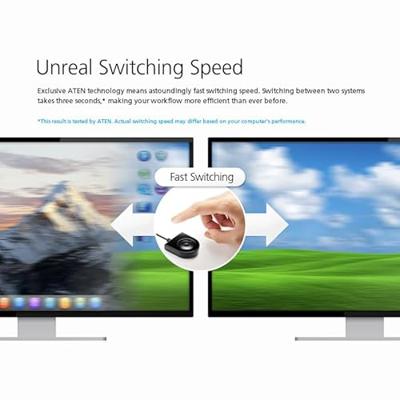 ATEN US3311 KVM-switch DisplayPort Afstandsbediening, USB 3840 x 2160 Pixel