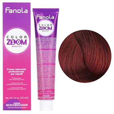 Fanola Color Zoom Permanent Hair Color 6.6 Dark Blonde Red 100ml