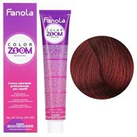 Fanola Color Zoom Permanent Hair Color 6.6 Dark Blonde Red 100ml - thumbnail