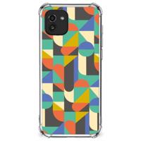 Samsung Galaxy A03 Doorzichtige Silicone Hoesje Funky Retro - thumbnail
