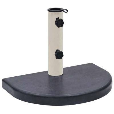 VidaXL Parasolvoet 40x28x4 cm graniet zwart