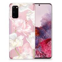 Samsung Galaxy S20 TPU Case Lovely Flowers - thumbnail
