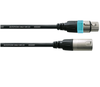 Cordial CCM20FM XLR Verbindingskabel [1x XLR-bus - 1x XLR-stekker] 20.00 m Zwart - thumbnail