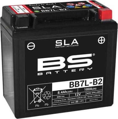 BS-BATTERY batterij "bb7l-b2". battery bb7l-b2 bs sla