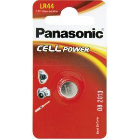 Panasonic LR44 (L1154) Knopcel Power Batterijen 1.5V Mangaan Alkaline, Pack van 3