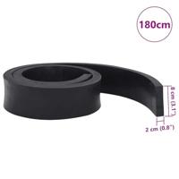 VidaXL Rubberen rand voor sneeuwploeg 180x8x2 cm zwart - thumbnail