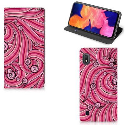 Samsung Galaxy A10 | Bookcase | Swirl Pink