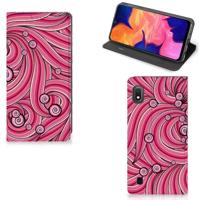 Samsung Galaxy A10 | Bookcase | Swirl Pink - thumbnail