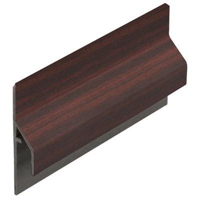 Trim/kraal aansluitprofiel Mahonie (dakrand) - Keralit (2843)