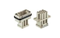 HARTING 09120083101 Businzetstuk Han® Q 8 + PE Crimpen 1 stuk(s) Piece - thumbnail