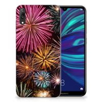 Huawei Y7 Pro (2019) Silicone Back Cover Vuurwerk - thumbnail