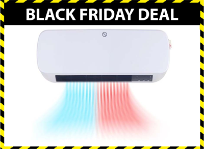 QLT 2-in-1 Wandkachel - Elektrische Verwarming met Verkoeling - Wit