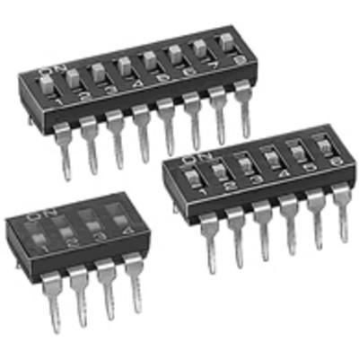Omron A6T-3101 DIP-schakelaar Aantal polen 3 THT 1 stuk(s) Bag