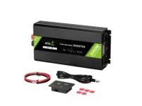 EcoLine - Omvormer 12V Naar 220V/230V - 3000w Vermogen - Zuivere sinus - Spanningomvormer - Remote Controlled - thumbnail