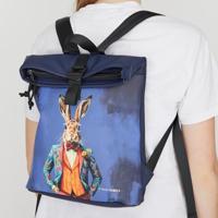 New Rebels Mart Art - Los Angeles Rabbitssuit Rolltop Backpack - thumbnail