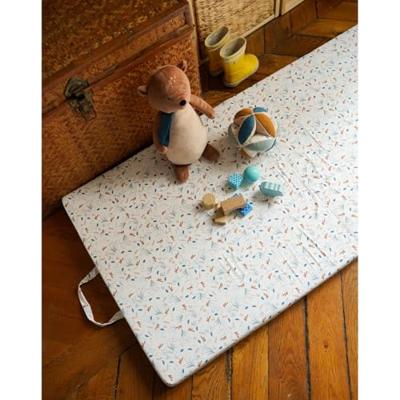 Opvouwbare matras - Stof - 60x120 cm - Dikte 5cm - 2 delen - OVER THE WATER - DOMIVA