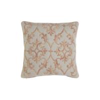 Kussen DKD Home Decor 50 x 15 x 50 cm Beige Roze Aluminium Traditioneel 50 x 1 x 50 cm - thumbnail