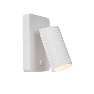 Lucide CLUBS - Bedlamp / Wandlamp - 1xGU10 - Wit Lucide CLUBS - Bedlamp / Wandlamp - 1xGU10 - Wit