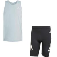 adidas adi365 Singlet 7&apos;&apos; Short Set Heren - thumbnail
