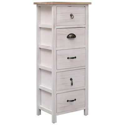 VidaXL Bijzetkast 35x25x87 cm paulowniahout VidaXL Bijzetkast 35x25x87 cm paulowniahout