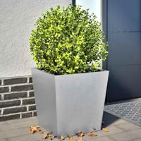 VidaXL Plantenbakken 2 st 50x50x50 cm gegalvaniseerd staal - thumbnail