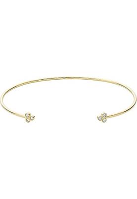 Fossil JF04113710 Armband Bangle Sutton staal-zirconia goudkleurig-wit