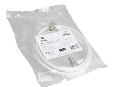 TCIA HQ 300  - Coax patch cord F-Quick connector 3m TCIA HQ 300