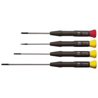 C.K Schroevendraaierset ESD 4-delig Plat, Kruiskop Phillips - thumbnail