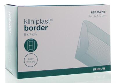 Kliniplast Eilandpleister 4294200 5 x 7cm 50 Stuks Kliniplast Eilandpleister 4294200 5 x 7cm 50 Stuks