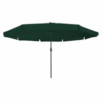 Tuinparasol Groen en Zwart 395 x 395 x 245 cm - thumbnail