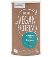 Purasana Vegan Protein Poeder Hennep Naturel - thumbnail