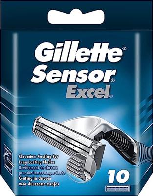 Gillette Gillette Sensor Excel Scheermesjes - 10 Stuks Gillette Gillette Sensor Excel Scheermesjes - 10 Stuks