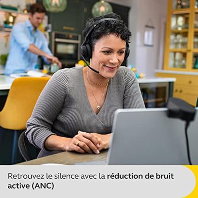 Jabra Evolve2 55 Link 380/390a UC Mono On Ear headset Bluetooth Mono Zwart Noise Cancelling, Ruisonderdrukking (microfoon) Mono Computer