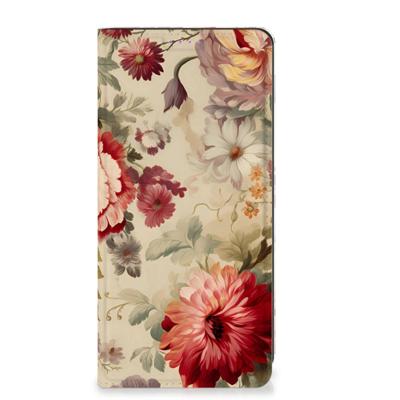 Smart Cover voor Xiaomi Redmi Note 13 Pro Plus Bloemen Smart Cover voor Xiaomi Redmi Note 13 Pro Plus Bloemen