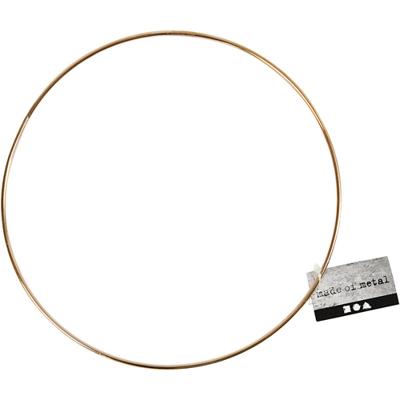 Creativ Company Metalen draadring goud, 20cm Creativ Company Metalen draadring goud, 20cm
