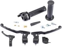 Domino gasdraaigreep armatuur "classic" handle set classic gas, choke, brake grips - thumbnail