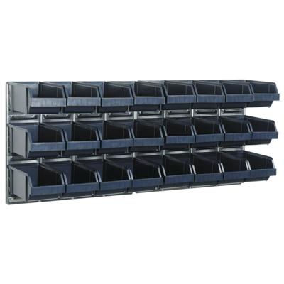 Raaco Magazijnbakken 2 wandpanelen met 24 bakjes - 181228 - 181228