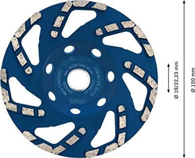Bosch Accessories 2608901478 Expert Concrete slijpkoppen Expert Concrete Diameter: 15 cm 1 stuk(s) Bosch Accessories 2608901478 Expert Concrete slijpkoppen Expert Concrete Diameter: 15 cm 1 stuk(s)