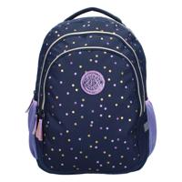 Milky Kiss rugzak dotted delight paars/gouden stippen, 3-vaks - thumbnail