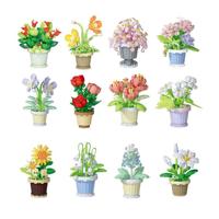 Bloemen Bouwset Plant in Pot - 365dlg. - thumbnail