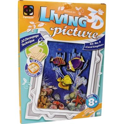 Small Foot Knutselset 3D Lijst Vissen 22 X 0,5 X 28 cm Small Foot Knutselset 3D Lijst Vissen 22 X 0,5 X 28 cm