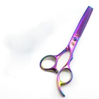 Professionele haar snijden Scissor kappers Kit dunner schaar Kapper (Coloful verdunnen (SXLC-603T)) - thumbnail